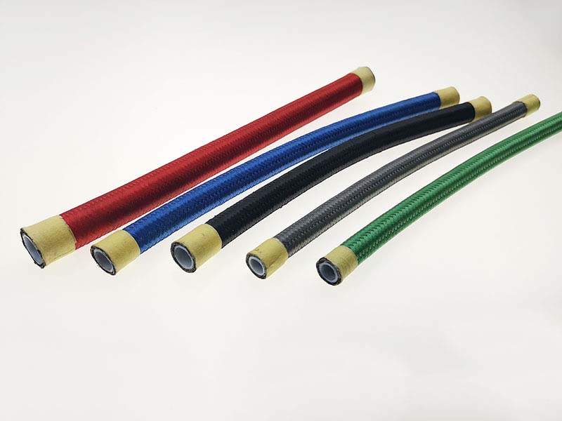 PTFE color braided pipe