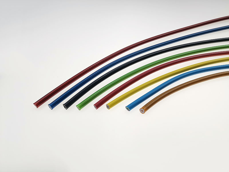 PTFE color braided pipe