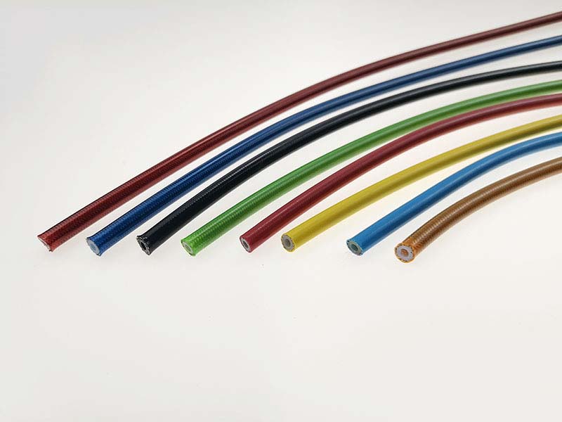 PTFE color braided pipe