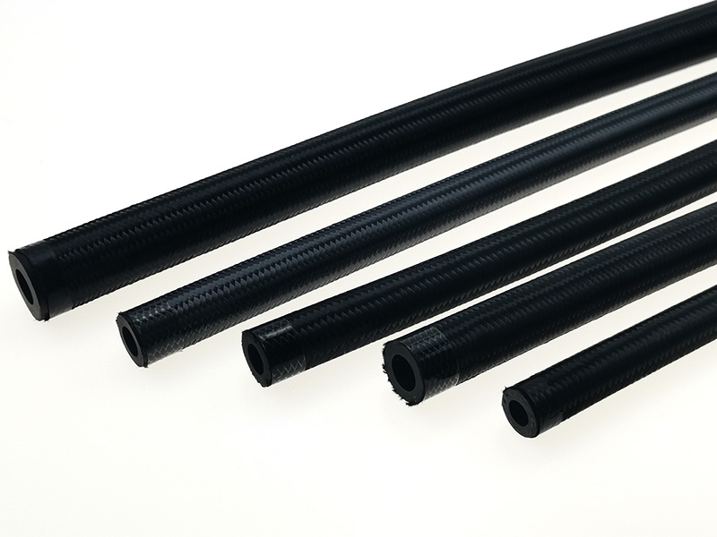 Black outer braided pipe