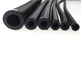 Black inner and outer braided pipe