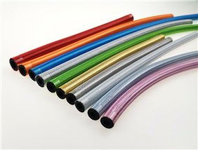 Color outer braided tube