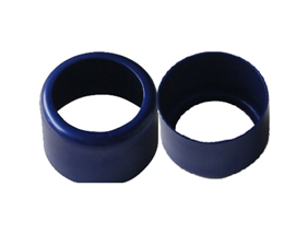 Blue aluminum sleeve